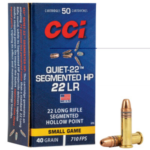 Cci Quiet Segmented 22lr 40gr Hp 50 Cci Quiet Segmented 22lr 40gr Hp 50