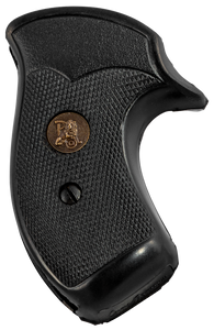 Pachmayr 0 Compact Grip Checkered Black Rubber