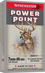 Winchester Ammo Power-Point 7mm-08Rem 140gr 20 Per