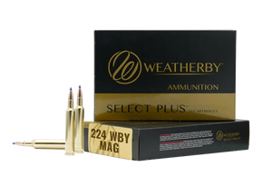 Weatherby 224WthbyMag 50gr Hornady V-Max 20 Per