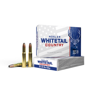 Nosler Whitetail Country 30-30Win 150gr Spitzer Boat