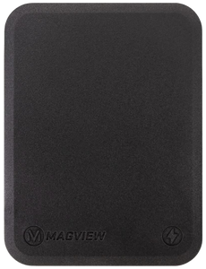 Magview Wireless Charging Phone Plate Black 2.50"