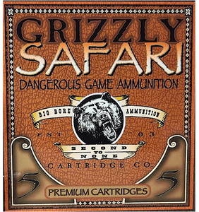 Grizzly Ammo 450Rigby 500gr Solid Brass 5