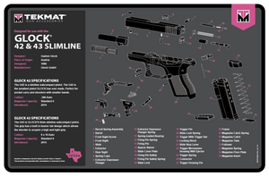 TekMat Glock Gen 3 Cleaning Mat Pink