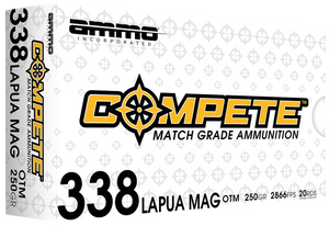Ammo Inc Compete 338LapuaMag 250gr Open Tip