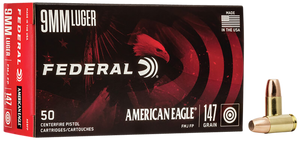 Federal American Eagle Handgun 9mmLuger 147gr Full