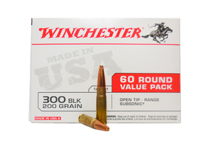 Winchester Ammo USA 300Blackout 200gr Open Tip