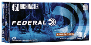 Federal Power-Shok 450Bushmaster 300gr Jacketed Soft Point