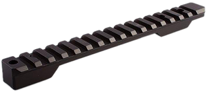 Talley Black Anodized Aluminum Picatinny Rail Mount