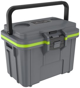 PELICAN 8Q-1-DKGRYEGRN 8QT ELITE COOLER GRY/GRN