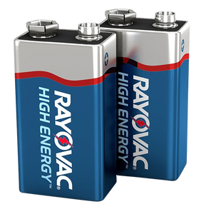 Rayovac A16042J 9V HIGH ENERGY Alkaline Batteries