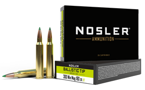 Nosler Ballistic Tip 300WinMag 180gr Spitzer Ballistic