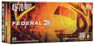 Federal Fusion 45-70Gov 300gr Bonded Soft Point