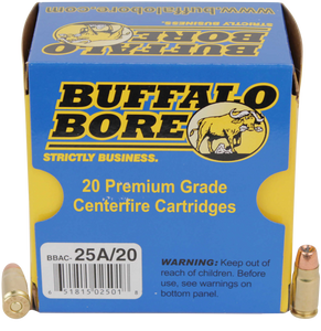 Buffalo Bore Ammunition Heavy Strictly Business 357Sig