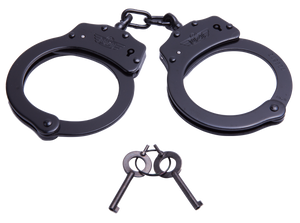 Uzi Accessories Handcuffs Chain Black Stainless Steel