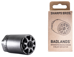 Sharps Bros Badlands Muzzle Brake/Blast Deflector, Heat