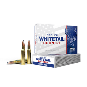Nosler Whitetail Country 308Win 165gr Spitzer Boat
