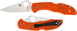 Spyderco Delica 4 Lightweight 2.88" Folding Plain