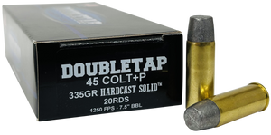 DoubleTap Ammunition 45Colt+P 335gr Hard Cast Solid