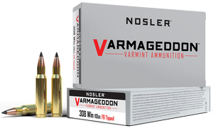 Nosler Varmageddon 308Win 110gr Flat Base Tipped