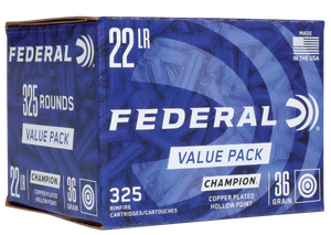 Federal Champion Training Value Pack 22LR 36gr