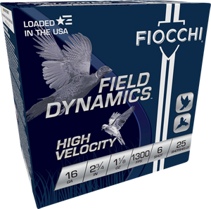 Fiocchi Field Dynamics High Velocity 16Gauge 2.75"