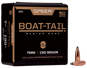 Speer Boat-Tail 7mm 130gr Jacketed Soft Point