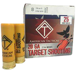 ATI Target Load 20Gauge 2.75" 7/8oz 8Shot