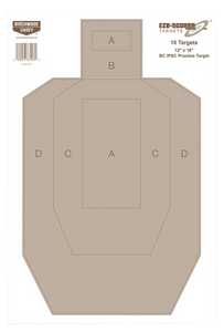 Birchwood Casey EZE-Scorer IPSC Paper Hanging Universal