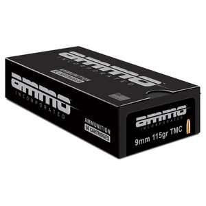 Ammo Inc 9mm 115gr Tmc 50/1000 Ammo Inc 9mm 115gr Tmc 50/1000