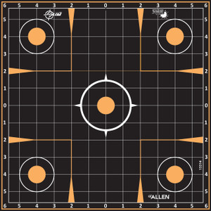 Allen Ez Aim 12"x12" Sight-in 5pk