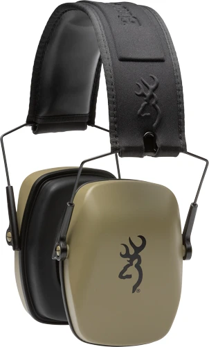Browning Buckmark III Hearing Protector Fldbl NRR 27dB FDE - 12678