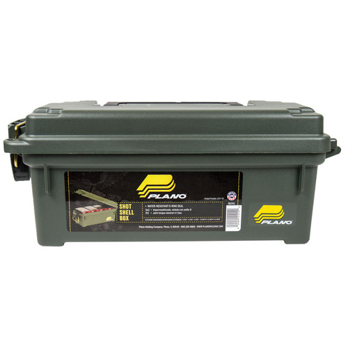 Plano Shell Box 4 Boxes OD Green Plastic - 121202