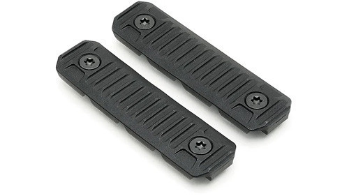 Strike M-LOK Cable Management Covers - Black Long 2/PC