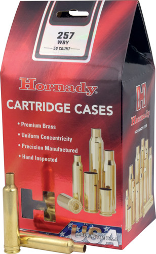 Hornady Unprimed Cases 257 WBY MAG 50PK 5BX/CS