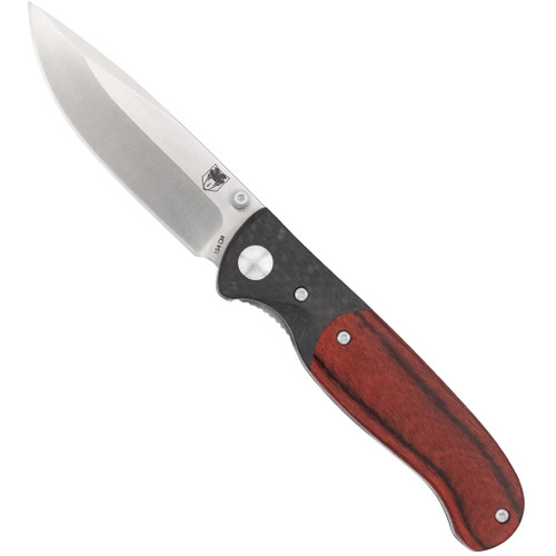 CobraTec Baron Knife Folding Blade Pakkawood - CTBRN
