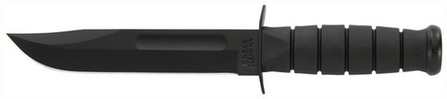 KA-BAR Fighting/Utility Knife 7" with Plastic Sheath Black - 1213