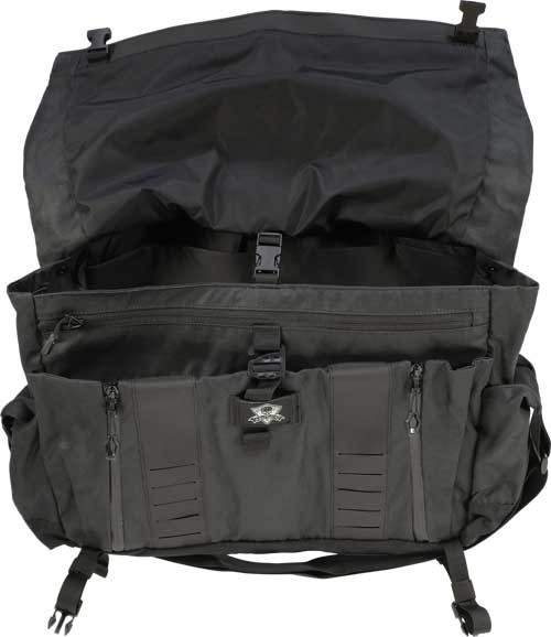 Grey Ghost Gear Gray Wanderer Bag 2.0 Waxed Canvas Black - GTG5906BLK