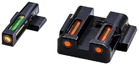North Pass Ltd. Hiviz LiteWave H3 sight Orange/Green LitePipe front ring fits S&W Shield models