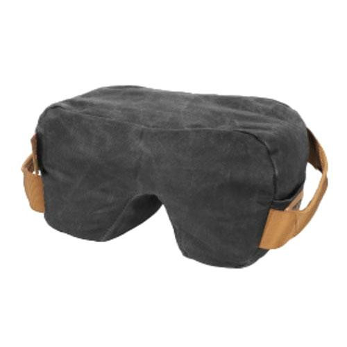 Birchwood Casey BC- Steady-Shot Foxtrot Bag Heavyweight Black Wax Canvas Rear - BC-BAG-SSFLH