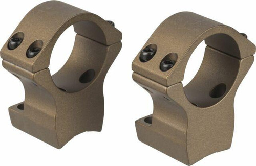 Talley Lightweight Alloy Scope Mount Combo Browning X-Bolt 30mm Medium - Hell's Canyon Bronze