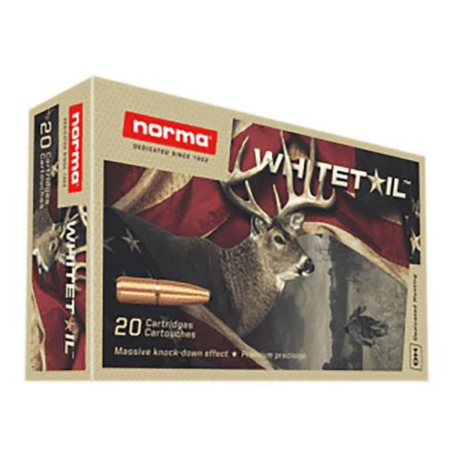Norma WhiteTail Rifle Ammunition 7mm Rem Magazine 150gr PSP 20/ct