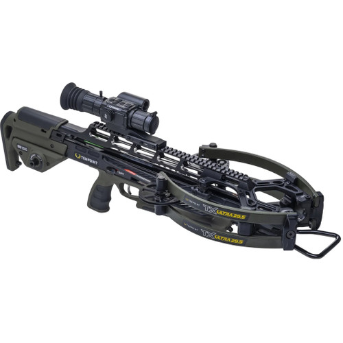 TenPoint TX Ultra 29.5 Vision Crossbow Package ACUslide MAXX Vision Rangefinding Scope Moss Green