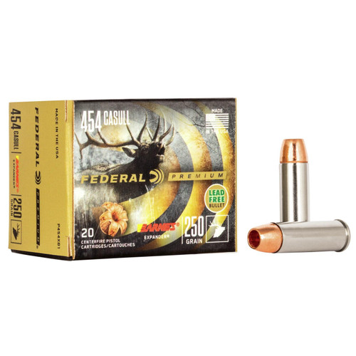 Federal Premium Barnes Expander Handgun Ammunition .454 Casull 250 gr JHP 20/ct