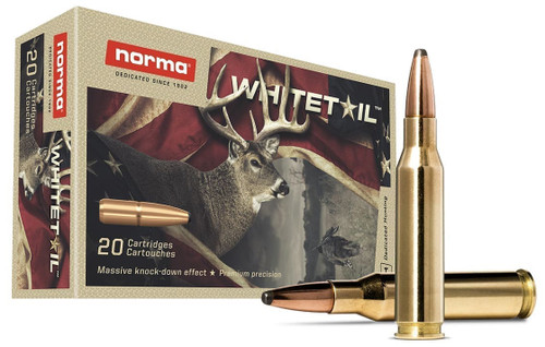 Norma Dedicated Hunting Whitetail 7mm-08 Rem Ammo 150gr PSP 20 Rounds - 20171502