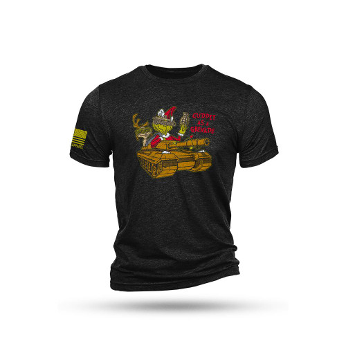 Nine Line Apparel Grinch Triblend Short Sleeve Shirt Black L