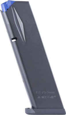 Mec-Gar Magazine CZ 75B 9MM 17-Round Flush Fit Afc-Black