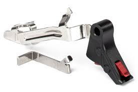 ZEV Pro Flat Face Trigger Bar Kit Small Black/Red - FFT-PRO-BAR-SM-B-R