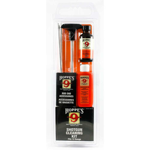 Hoppe's Shotgun Cleaning Kit With Rod - 12 Gauge Clamshell
