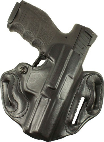 Desantis Speed Scabbard Holstr RH OWB Leather Judge PD 2" Black